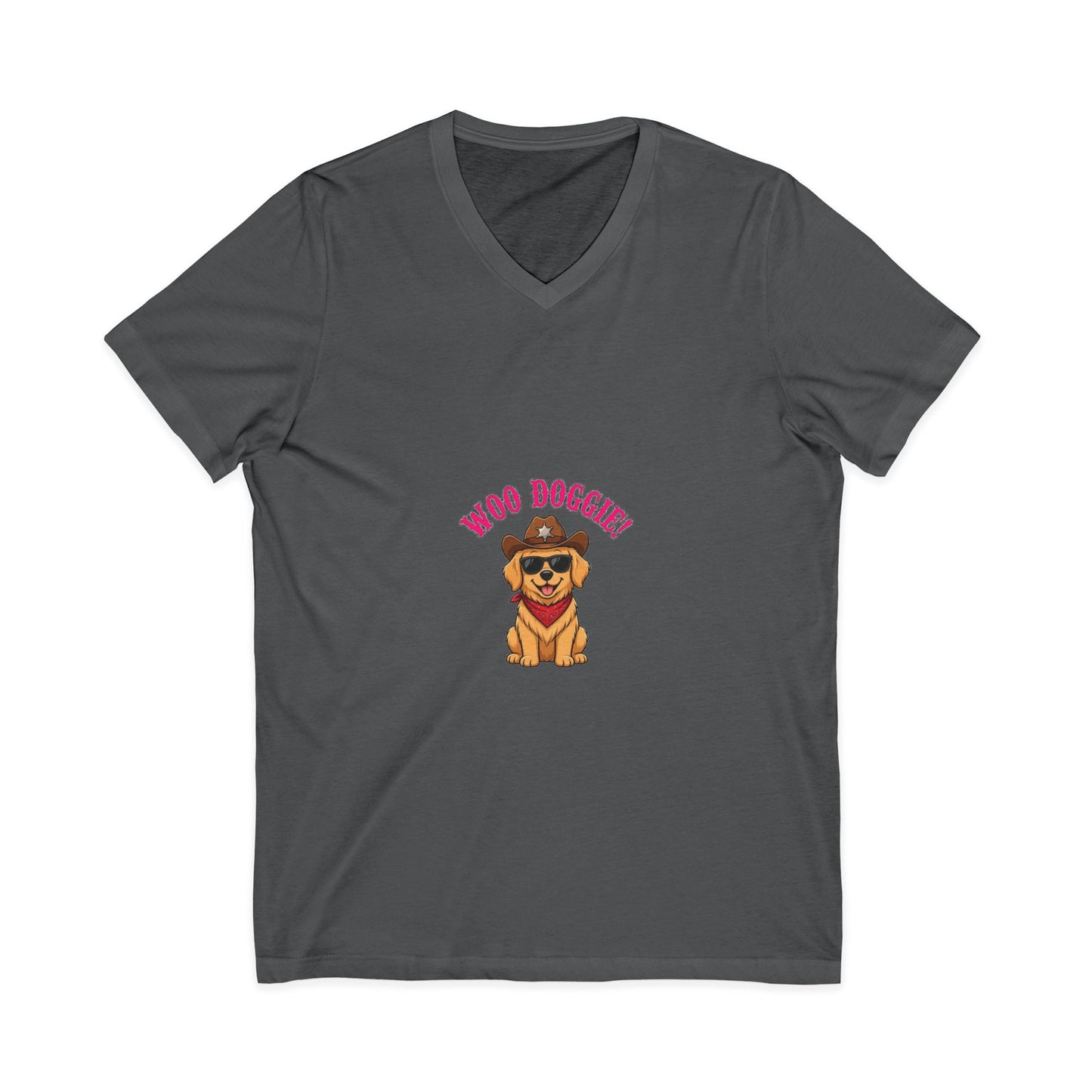 Woo Doggie! The Lovable Main Character - Western Dog Tee | Sheriff Pup Anthem Shirt