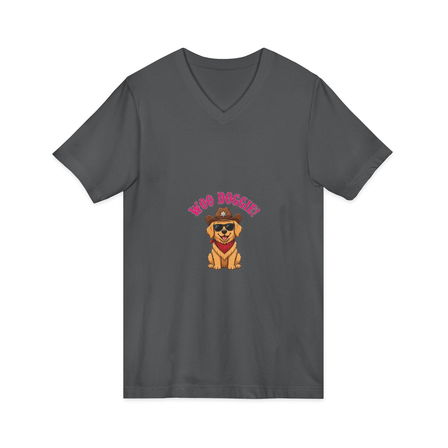 Woo Doggie! The Lovable Main Character - Western Dog Tee | Sheriff Pup Anthem Shirt