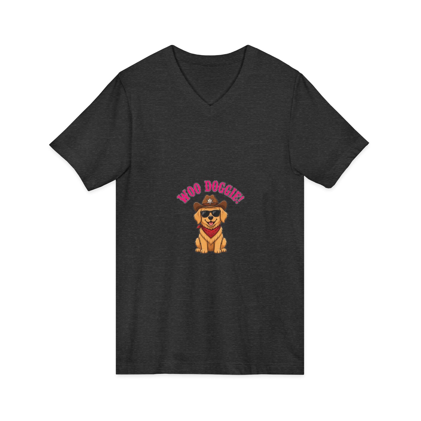 Woo Doggie! The Lovable Main Character - Western Dog Tee | Sheriff Pup Anthem Shirt