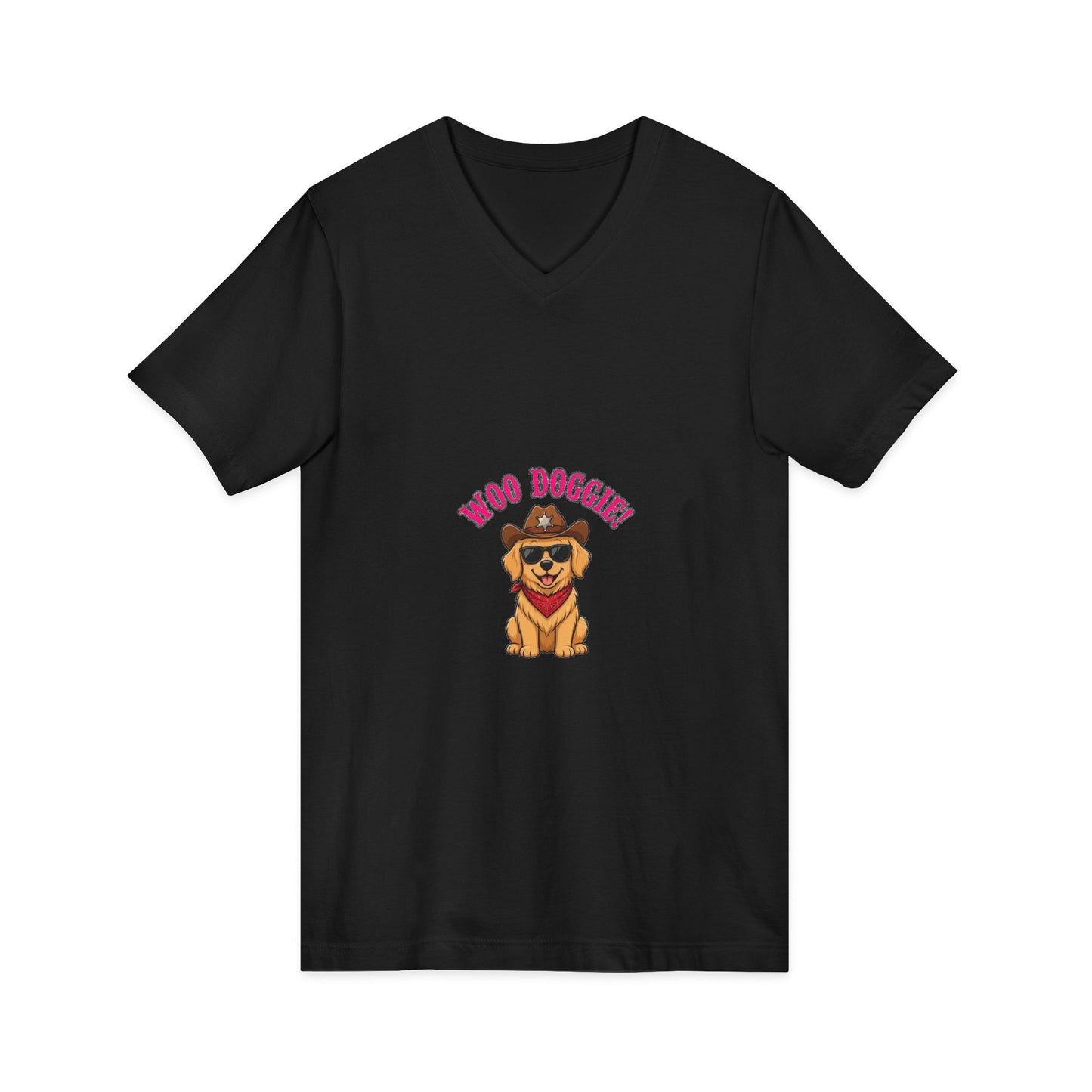 Woo Doggie! The Lovable Main Character - Western Dog Tee | Sheriff Pup Anthem Shirt
