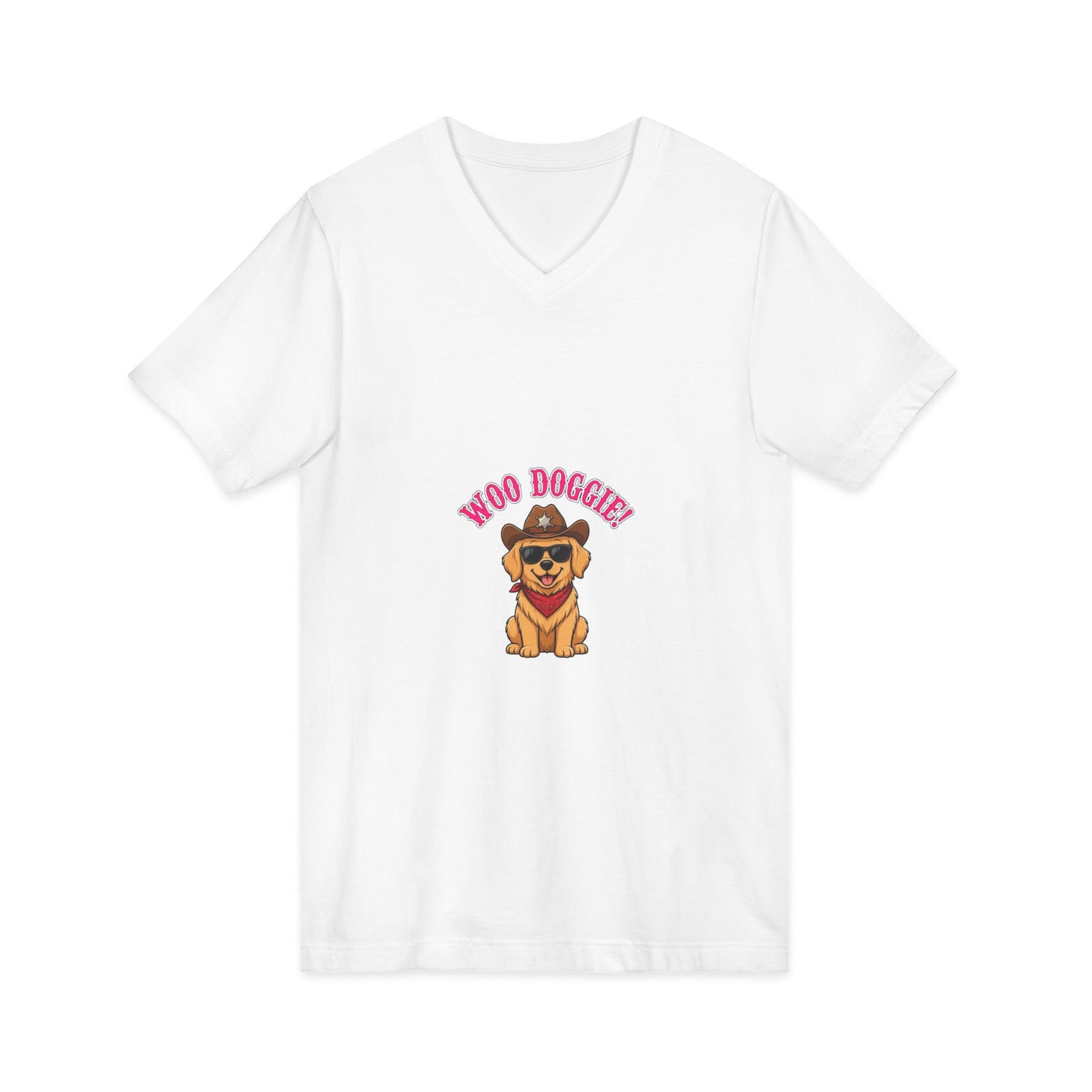 Woo Doggie! The Lovable Main Character - Western Dog Tee | Sheriff Pup Anthem Shirt