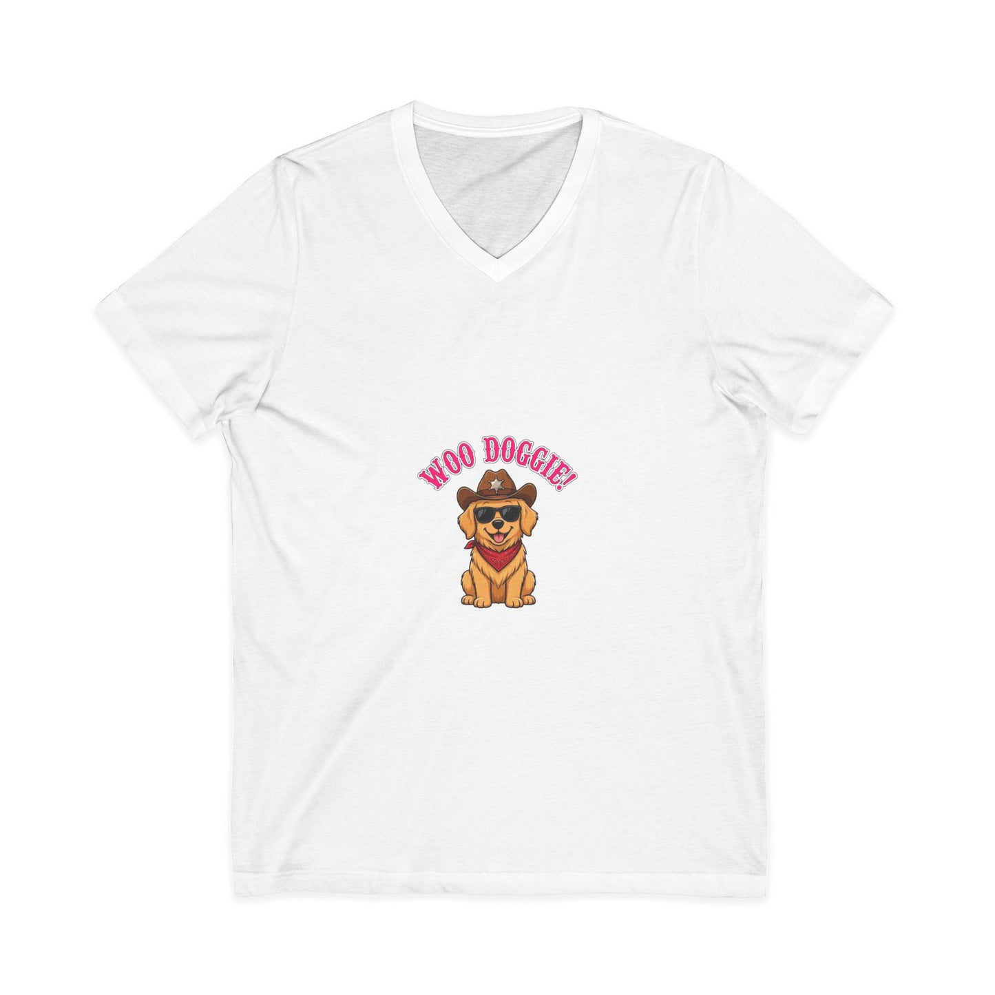 Woo Doggie! The Lovable Main Character - Western Dog Tee | Sheriff Pup Anthem Shirt