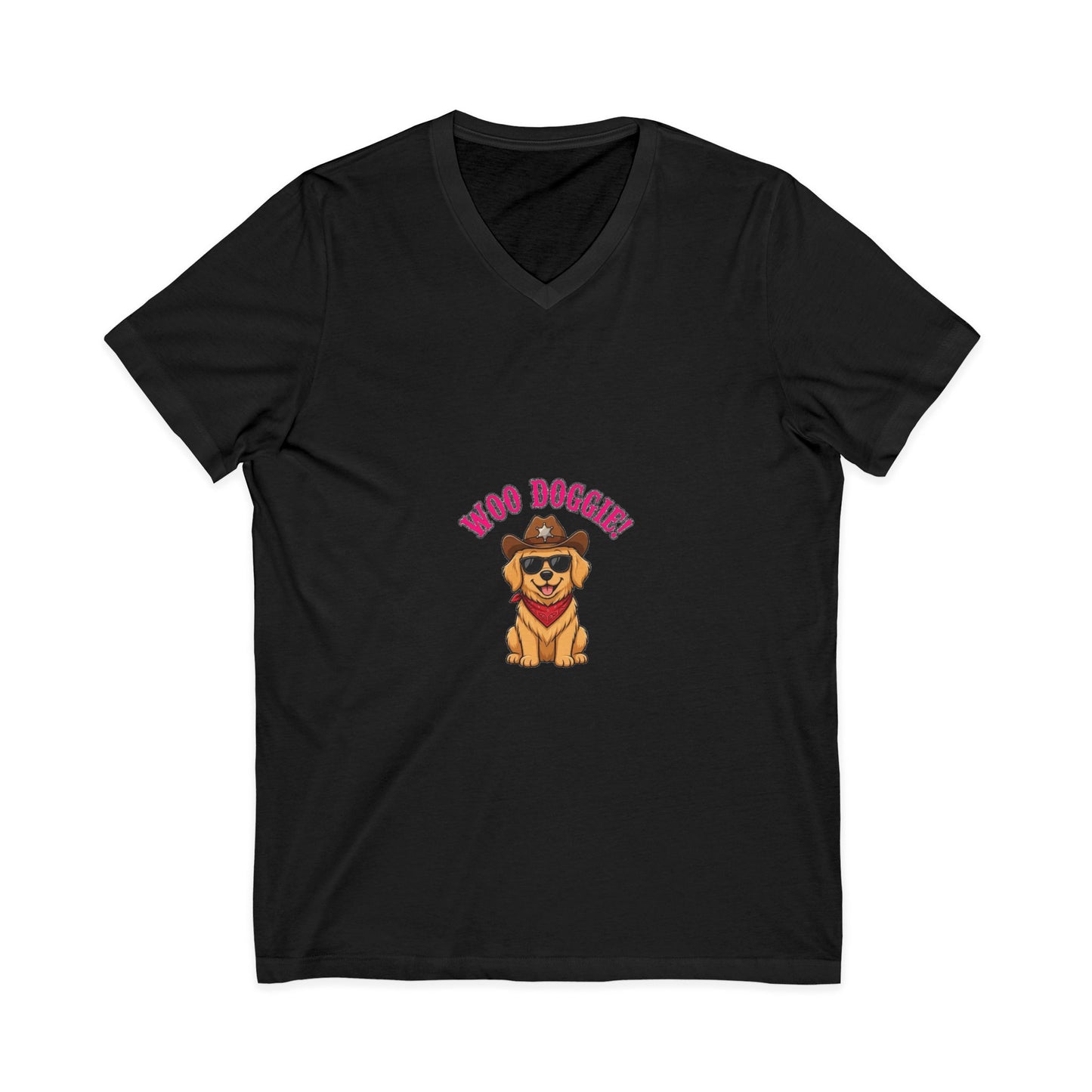 Woo Doggie! The Lovable Main Character - Western Dog Tee | Sheriff Pup Anthem Shirt