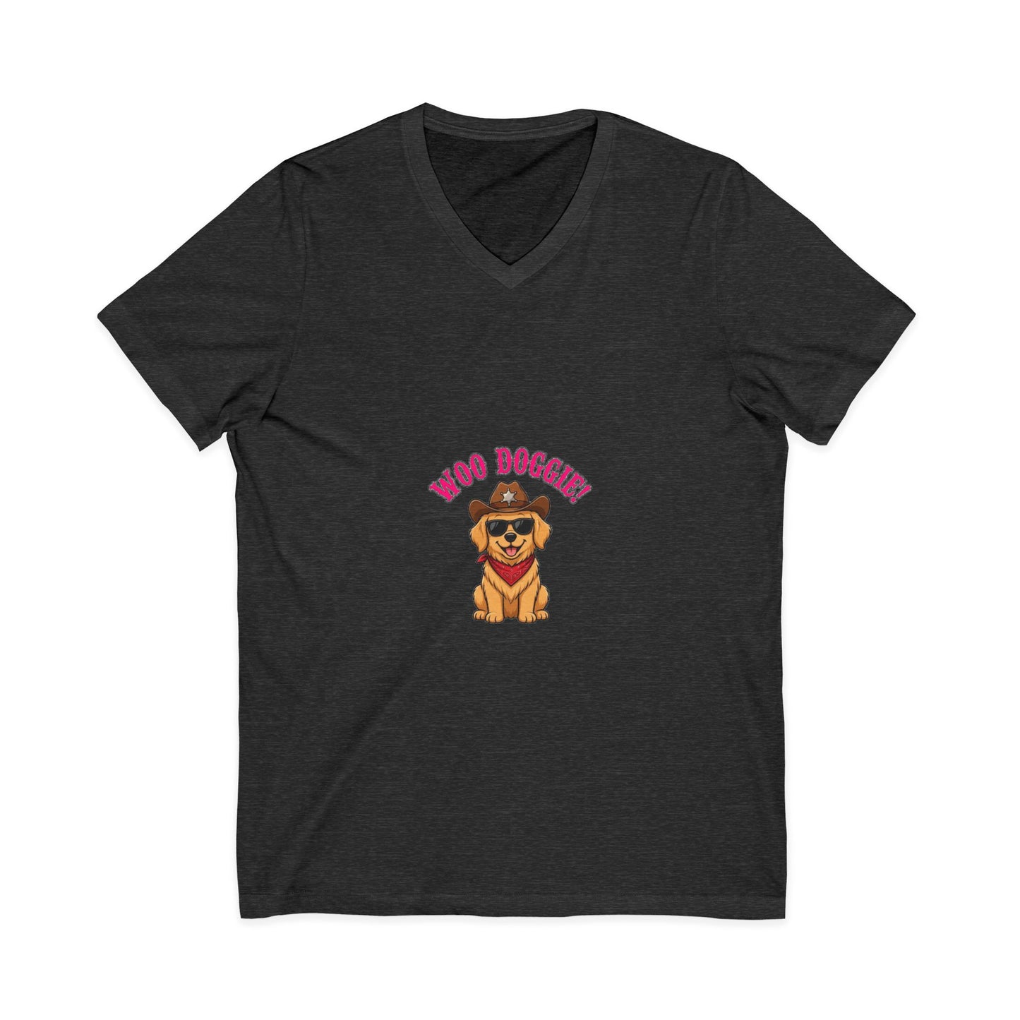 Woo Doggie! The Lovable Main Character - Western Dog Tee | Sheriff Pup Anthem Shirt